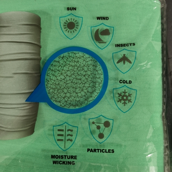 Pack of Six (4 adult & 2 children) Face and Neck Gaiters, Brand New in Packages - Picture 4 of 4